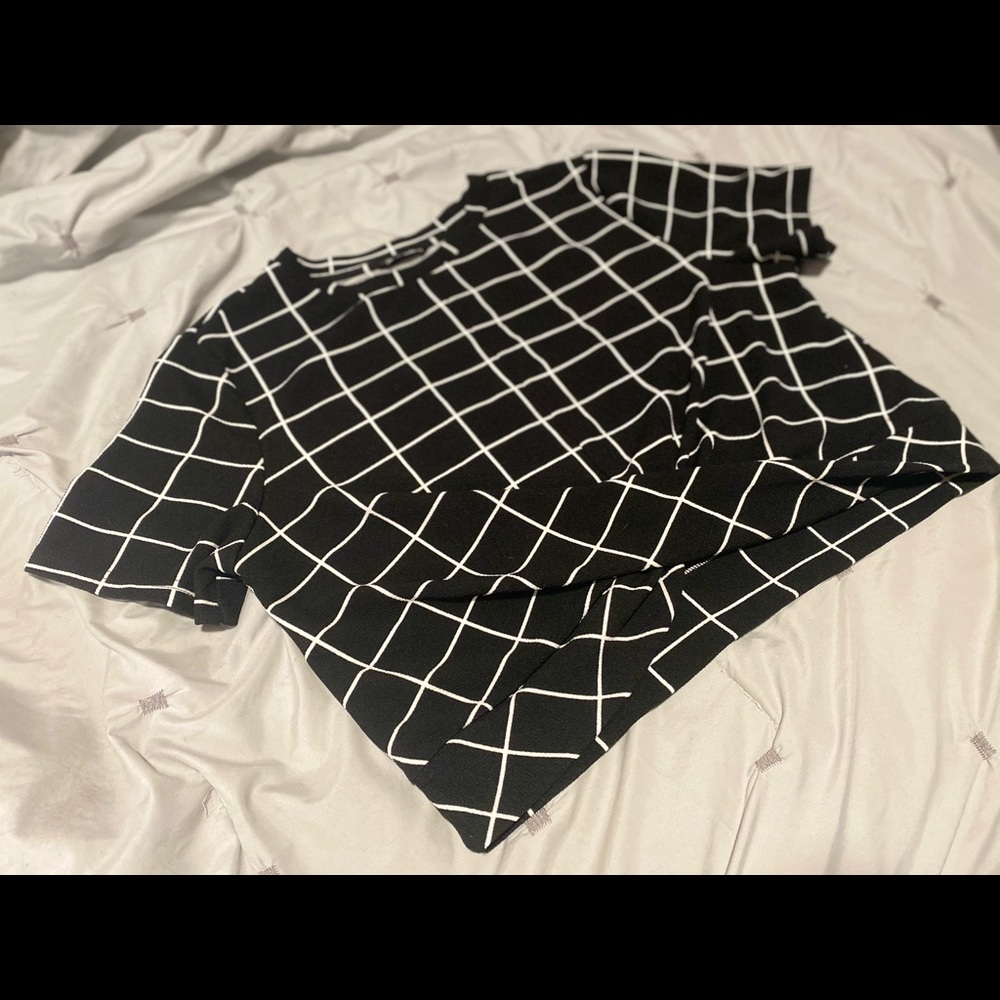 Shein Geometric Crop Top